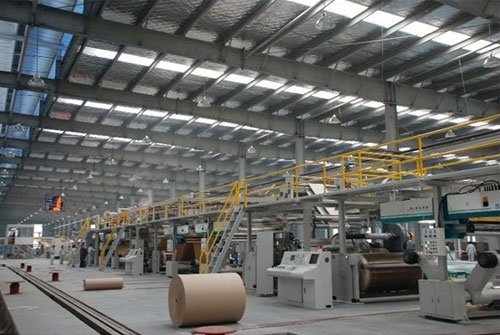 7 layer corrugated cardboard production line