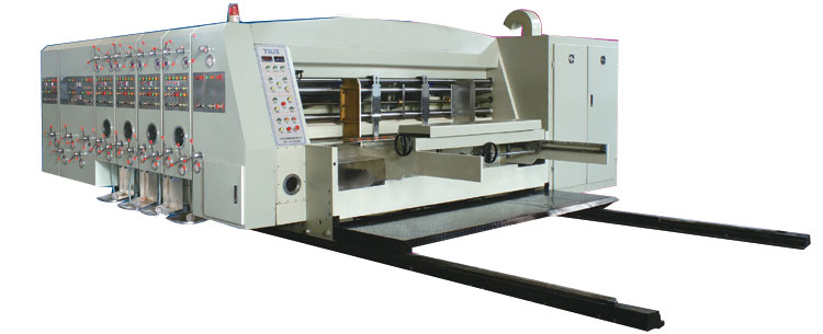 automatic flexo printing,slotting & die-cutting machine