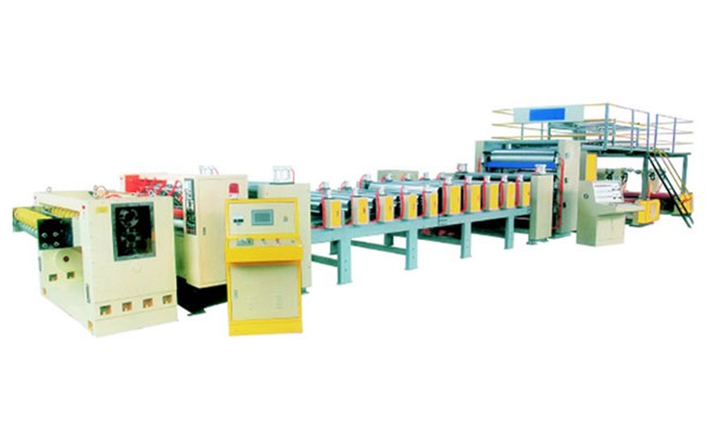 Industrial cardboard production line
