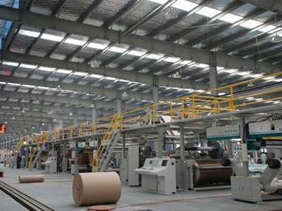 7 layer corrugated cardboard production line