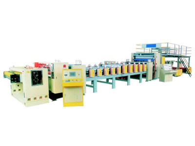 Industrial cardboard production line